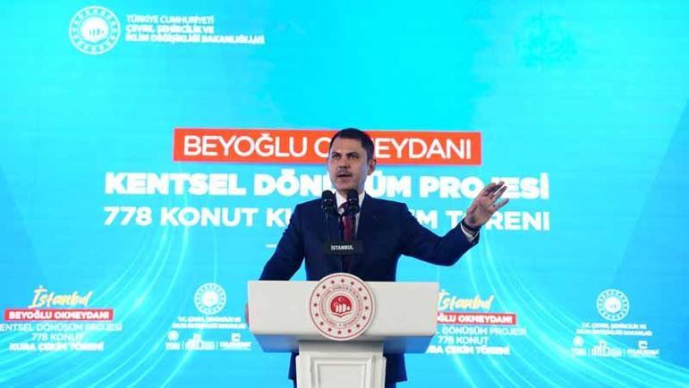 Bakan Kurum: İstanbul’umuzu kentsel dönüşümle yenileyeceğiz sosyal konutlarla güçlendireceğiz