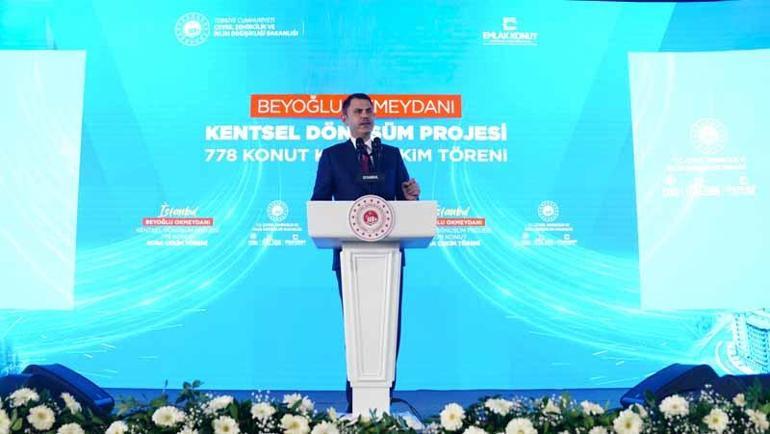 Bakan Kurum: İstanbul’umuzu kentsel dönüşümle yenileyeceğiz sosyal konutlarla güçlendireceğiz