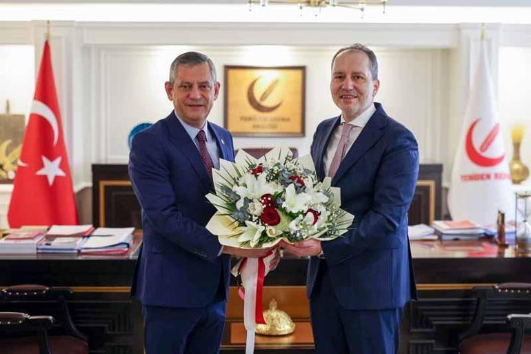 Özgür Özel’den Fatih Erbakana ziyaret