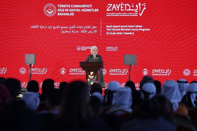 Emine Erdoğan: Şeyh Zayed Çocuk Evleri Sitesi Ek Yaşam Birimleri’nin hayırlı olmasını diliyorum