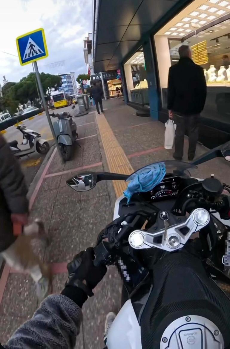 Motosikletiyle trafiği tehlikeye atıp, bu anların görüntülerini sanal medya paylaşan sürücüye ceza