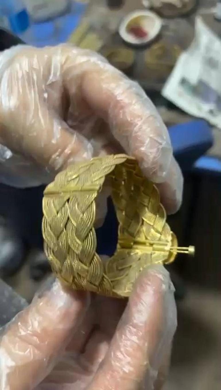 Avcılar’da güzellik merkezi süsü verilen iş yerinde sahte altın üretimine operasyon