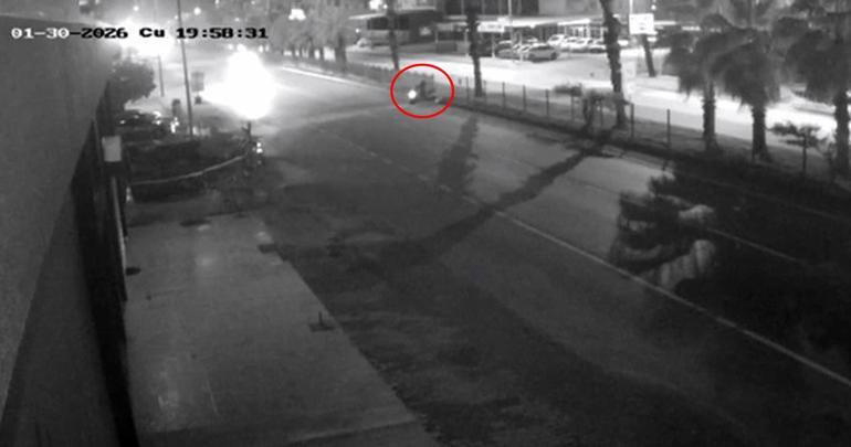 Emekli polis memuru kazada hayatını kaybetti; o anlar kamerada