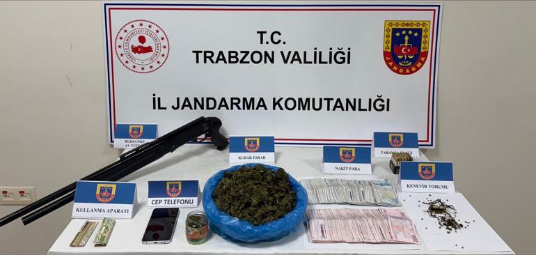 Trabzon’da uyuşturucu operasyonu; 11 gözaltı