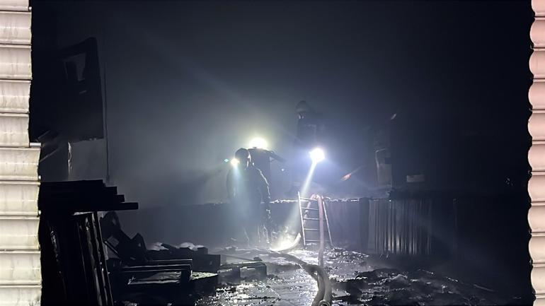 Kocaelide metal işleme tesisinde yangın