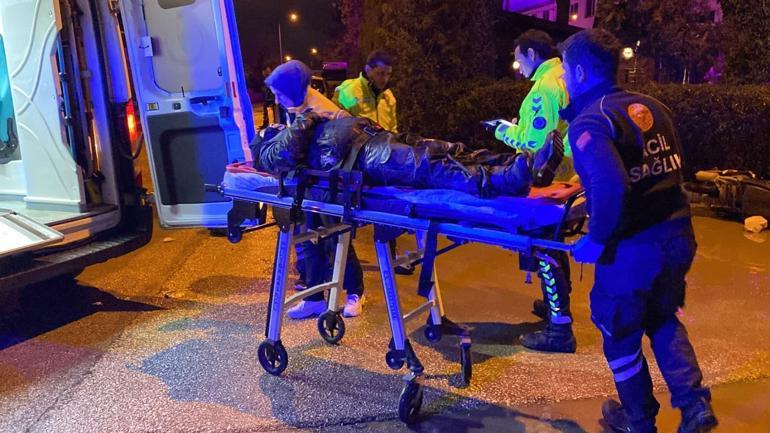 Aracıyla motosikletliye çarpıp kaçan sürücü, düşen plakadan tespit edildi