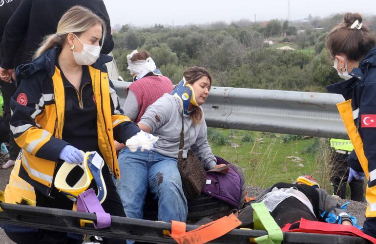 Antalyada yolcu otobüsü devrildi; 9 ölü, 25 yaralı
