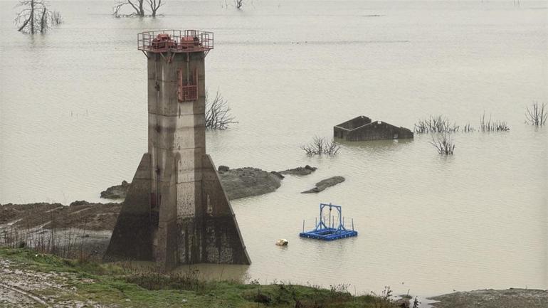 Tekirdağda Naip Barajında doluluk yüzde 3e yükseldi
