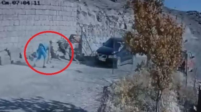 Komşusu baba ve oğlunu otomobille ezip yaralayan sanığa hapis istemi; o anlar kamerada