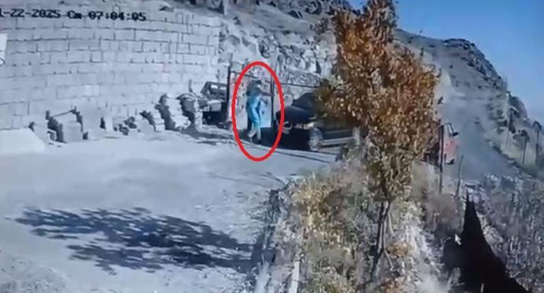 Komşusu baba ve oğlunu otomobille ezip yaralayan sanığa hapis istemi; o anlar kamerada