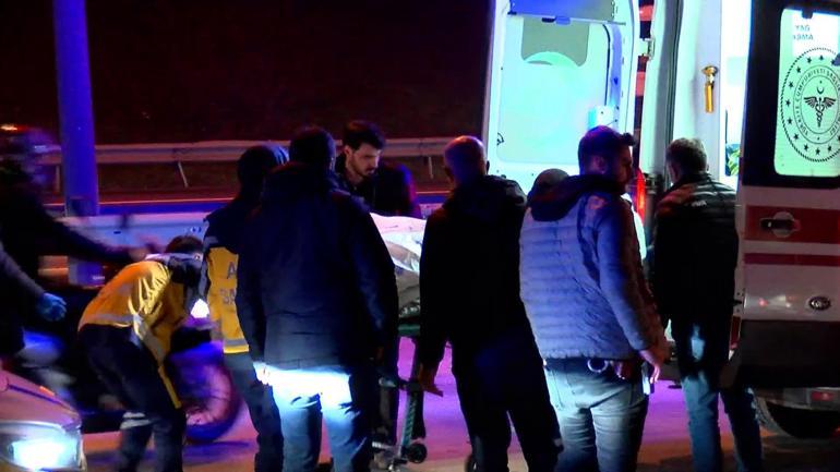 Başakşehir TEM Otoyolunda TIRa çarpan motosikletin sürücüsü öldü