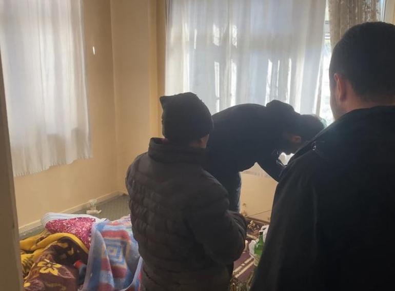 Cezaevinden çıktıktan sonra balkondan girdiği evde yaşayan şüpheliye polis baskını