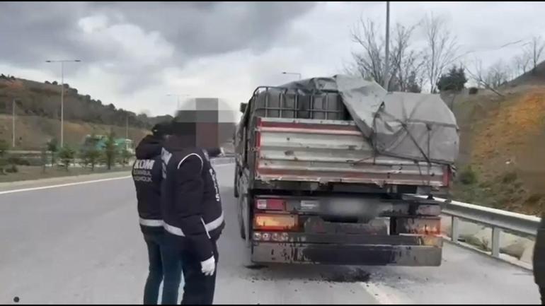 İstanbulda yapılan operasyonlarda 242 ton kaçak akaryakıt ele geçirildi