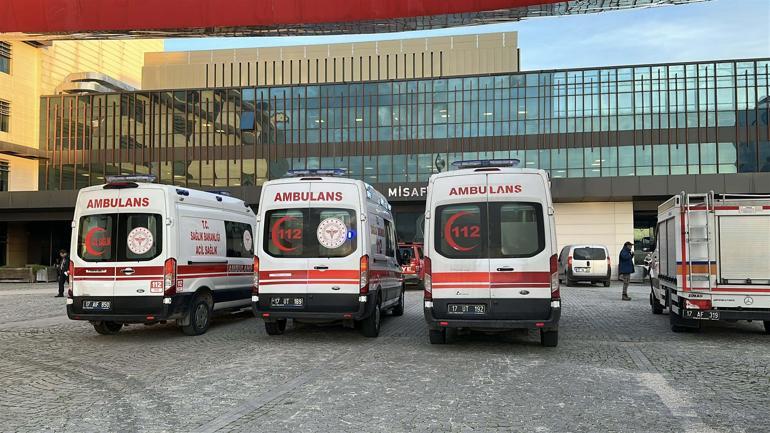 Çanakkale’de hastanede yangın