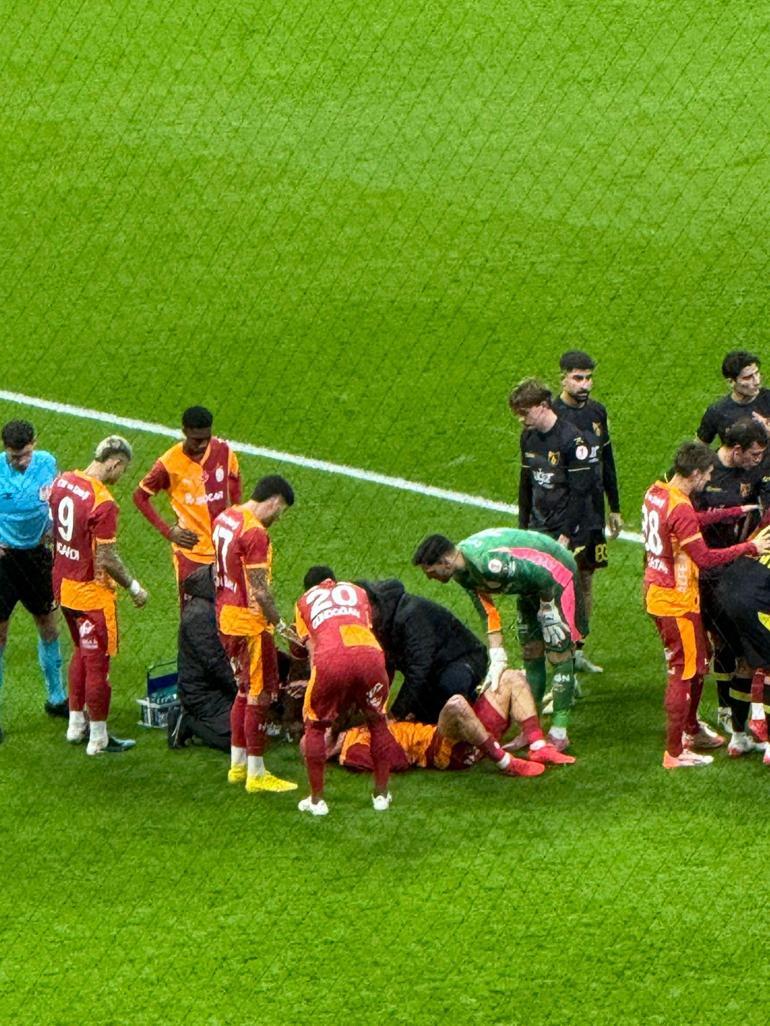 Galatasaray - İstanbulspor maçında korku dolu anlar