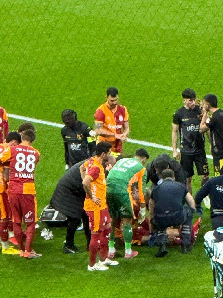 Galatasaray - İstanbulspor maçında korku dolu anlar
