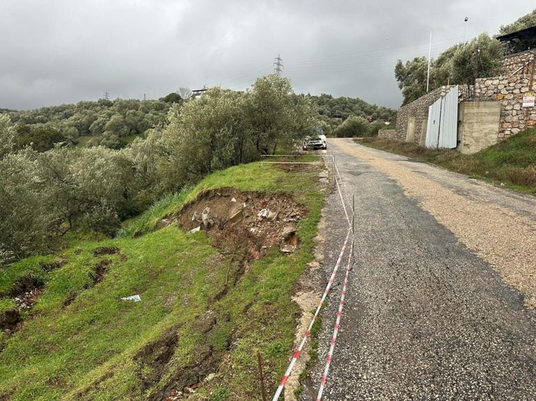 Çanakkalede sağanak hayatı olumsuz etkiledi