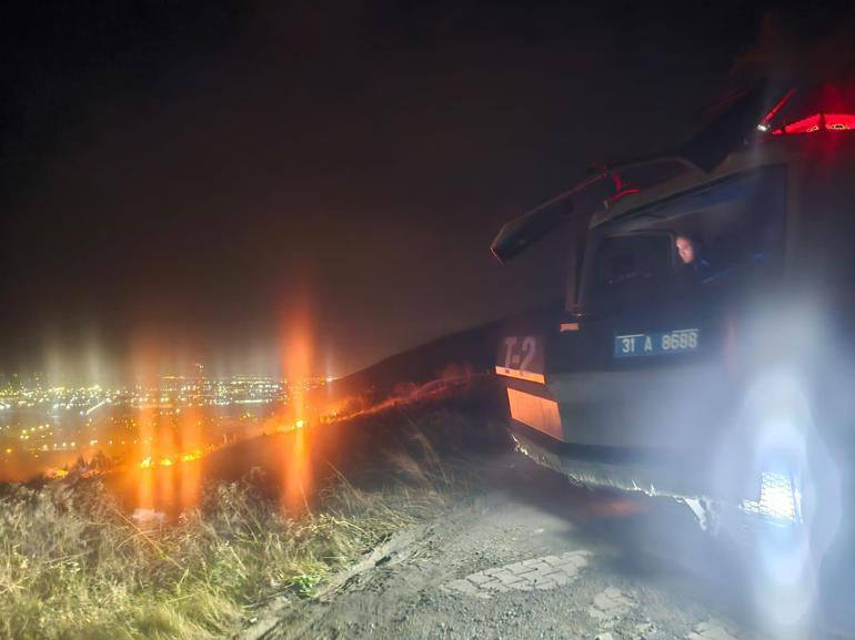 Hatayda zeytin bahçesinde yangın