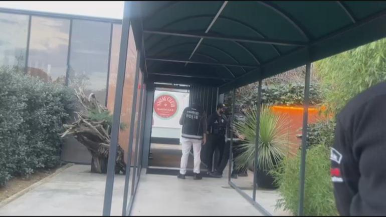 Bebekteki spor salonuna narkotik operasyonu