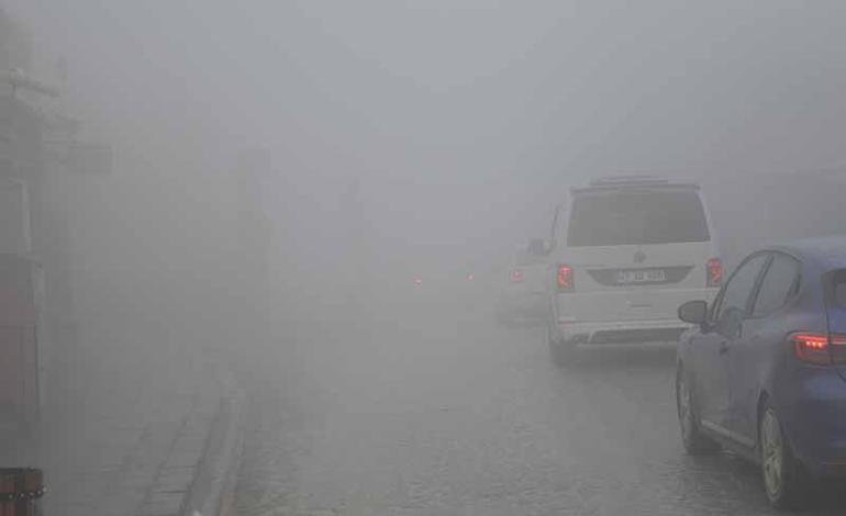Mardin’de yoğun sis; görüş mesafesi 10 metreye düştü