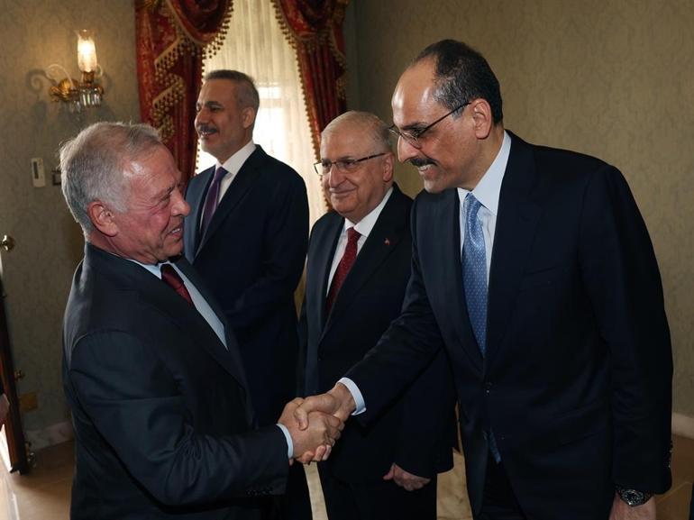 Cumhurbaşkanı Erdoğan Ürdün Kralı 2nci Abdullah ile bir araya geldi