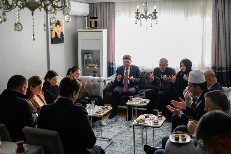 Adalet Bakanı Tunç’tan Atlas Çağlayan’ın ailesine ziyaret