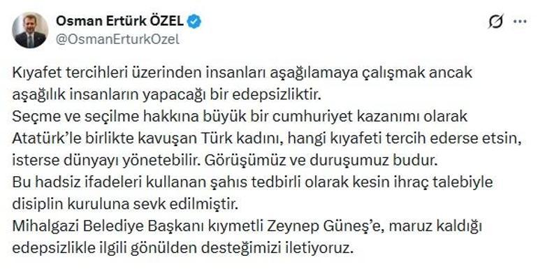 Mihalgazi Belediye Başkanı Akgüne yönelik paylaşımla ilgili soruşturma; şüpheliye gözaltı