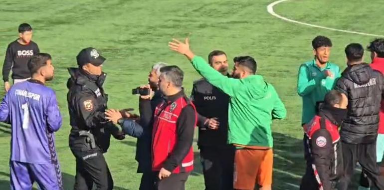 Kiliste Bölgesel Amatör Lig maçında kavga