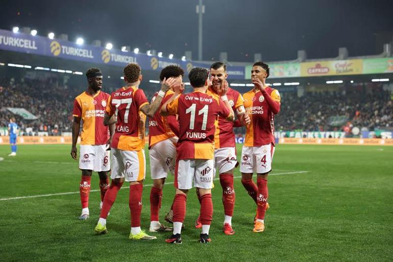 Galatasaray, Çaykur Rizespor’u 3 golle geçerek 3 puanı kaptı