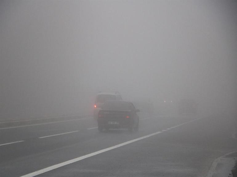 Bolu Dağında yoğun sis