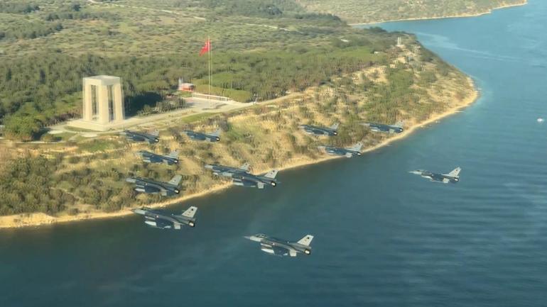 MSB: Çok uçaklı taarruz eğitimi, icra edildi