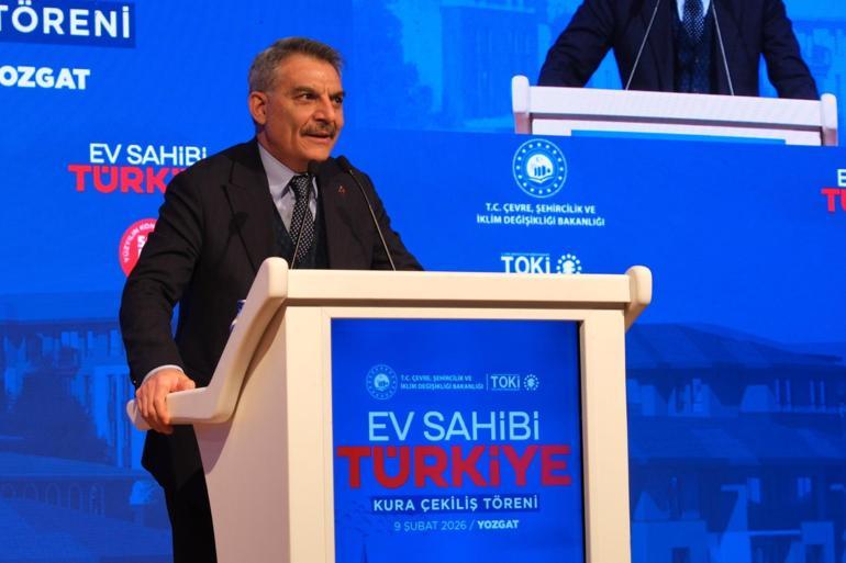 Yozgatta Yüzyılın Konut Projesi kuraları çekildi