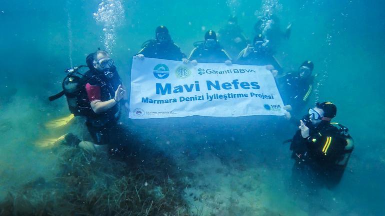 Mavi Nefes projesiyle 2025te denizlerden 60 ton katı atık çıkarıldı