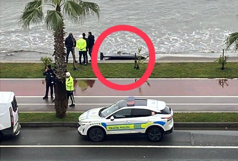 Ordu’da kıyıda, insansız hava aracı parçası bulundu