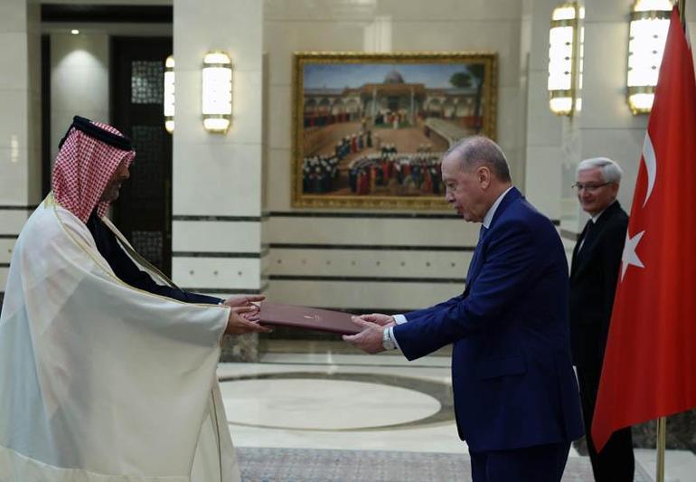 Cumhurbaşkanı Erdoğan, büyükelçilerin güven mektuplarını kabul etti