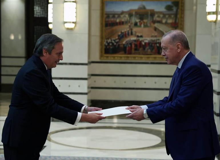 Cumhurbaşkanı Erdoğan, büyükelçilerin güven mektuplarını kabul etti