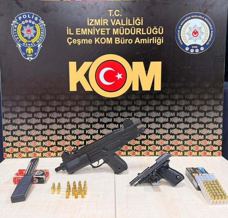 İzmir’de suç örgütü mensubu firari hükümlü villada yakalandı