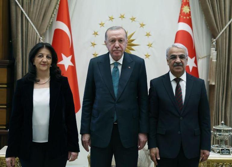 Cumhurbaşkanı Erdoğan, DEM Parti heyetini kabul etti