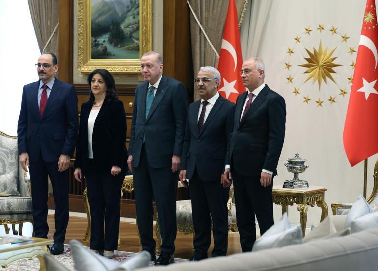 Cumhurbaşkanı Erdoğan, DEM Parti heyetini kabul etti