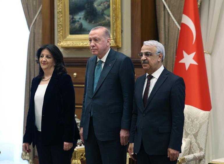 Cumhurbaşkanı Erdoğan, DEM Parti heyetini kabul etti