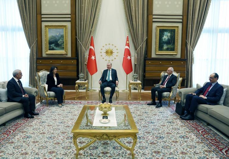 Cumhurbaşkanı Erdoğan, DEM Parti heyetini kabul etti
