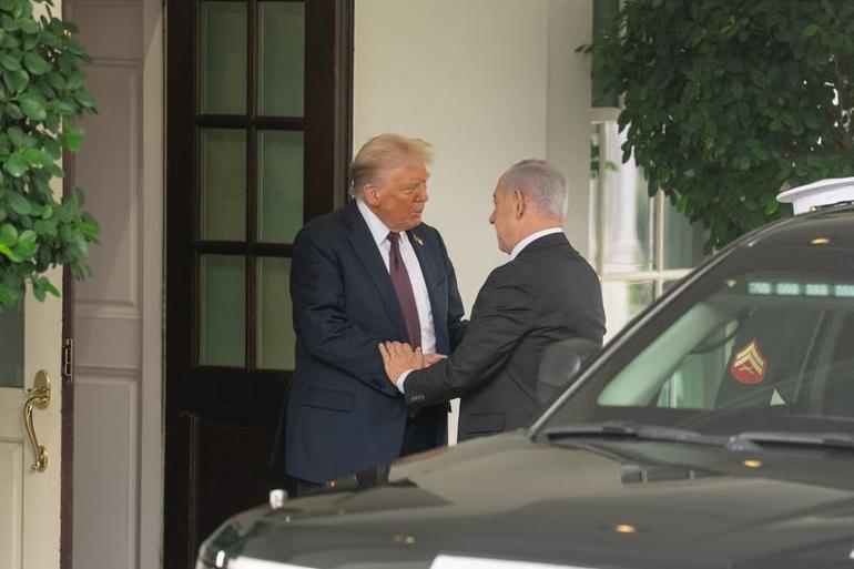 Trump ve Netanyahu, Beyaz Saray’da bir araya geldi