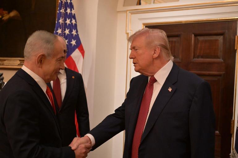 Trump ve Netanyahu, Beyaz Saray’da bir araya geldi