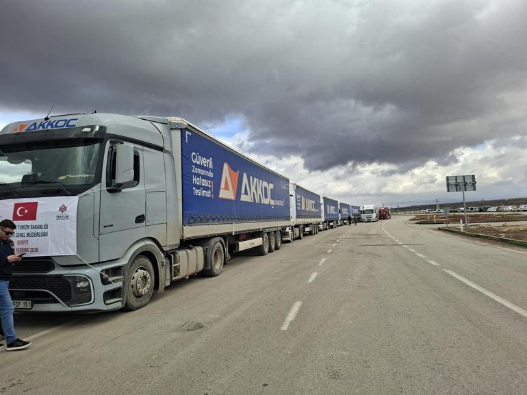 Vakıflar Genel Müdürlüğü, Suriyeye 20 bin gıda kolisi gönderdi