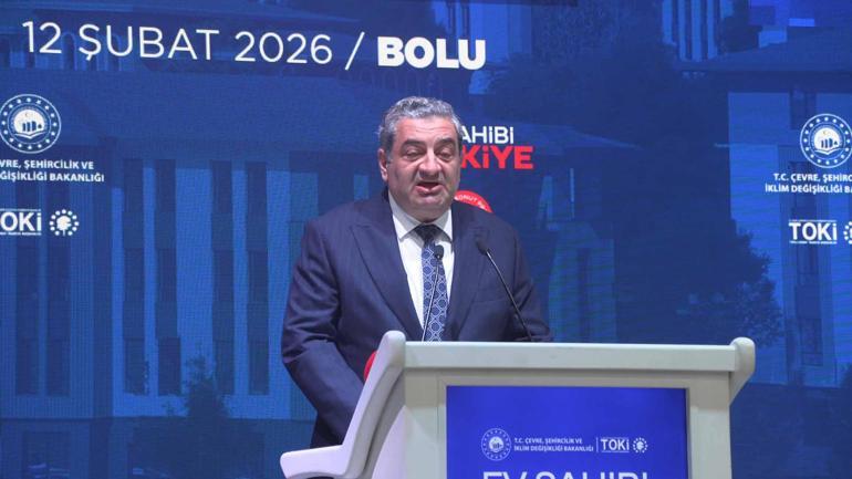Boluya yapılacak bin 950 sosyal konutun kurası çekildi