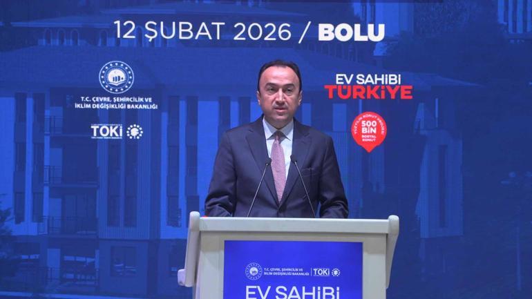 Boluya yapılacak bin 950 sosyal konutun kurası çekildi