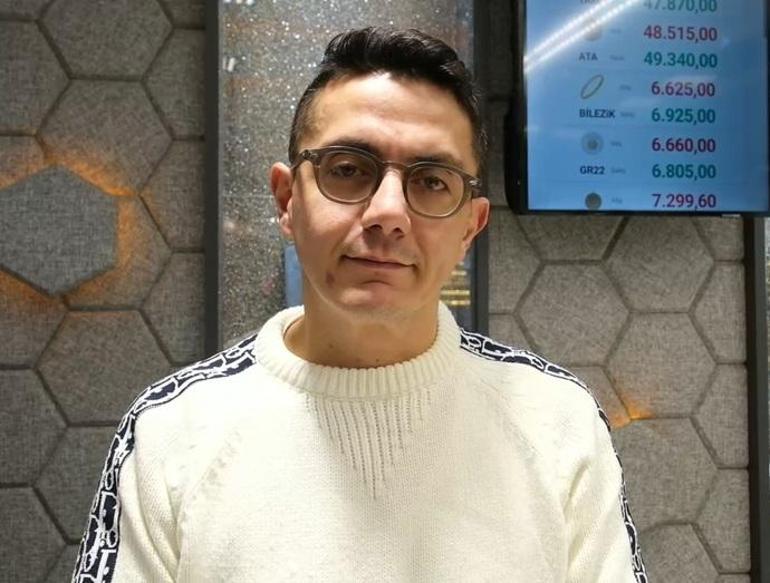 Sahte altın zinciri bozdurmak istedi o anlar kameralara yansıdı