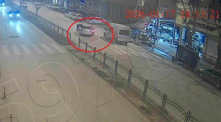 Amasya’da trafik kazaları KGYS kameralarına yansıdı