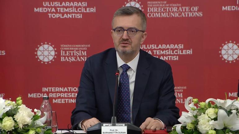 İletişim Başkanı Duran: Filistin meselesinin çözümü bizim için hayati bir önem taşımaktadır
