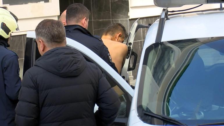 Küçükçekmecede polis gelince kendini eve kilitledi; kapı kırılarak gözaltına alındı